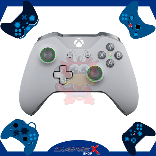 Control Xbox One Gris con verde